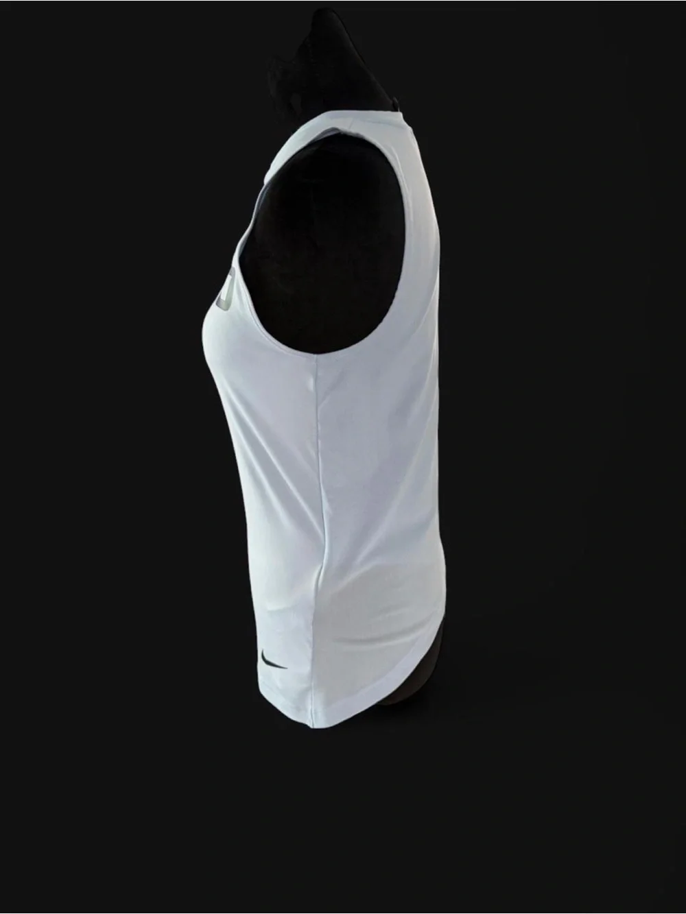 Nike Pro Dri-FIT White Sleeveless Training Tank Top Women’s XS Athletic Gym - Picture 3 of 5